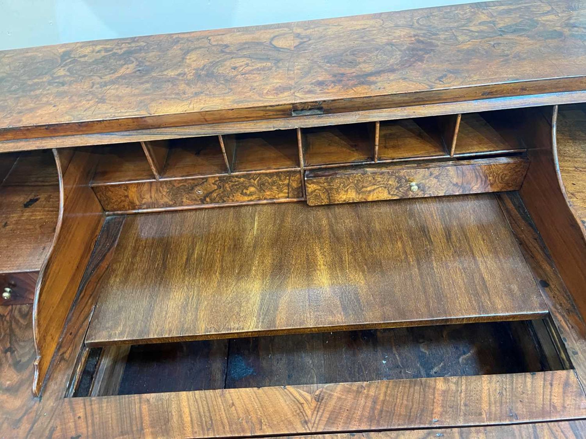 A walnut bureau, - Image 23 of 36