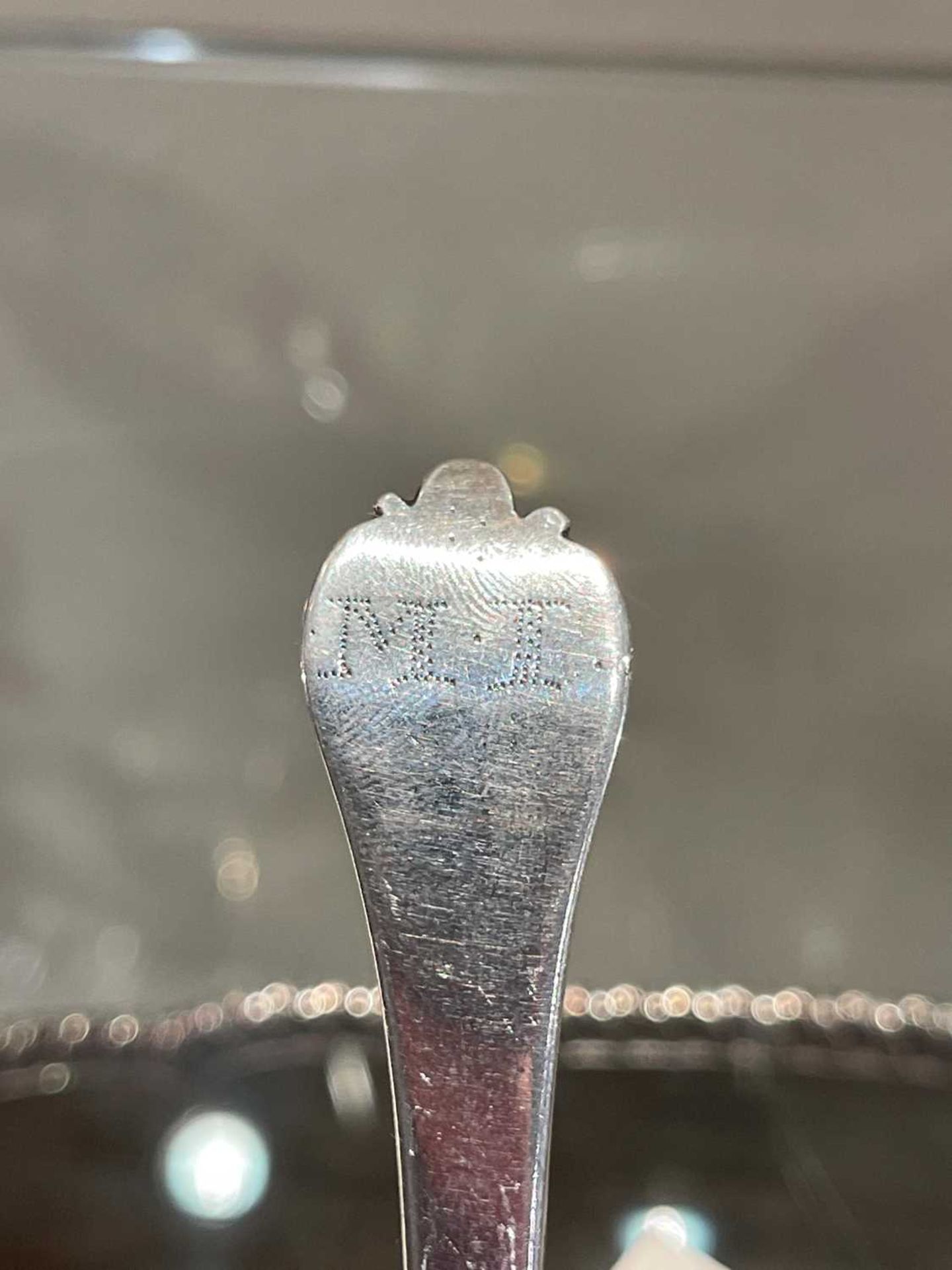 A William III East Anglian provincial silver trefid spoon, - Image 12 of 13