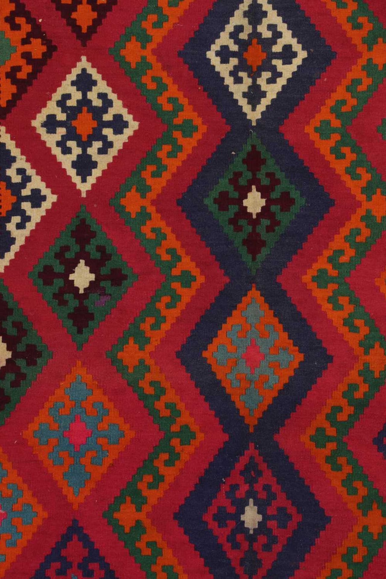 A Persian Qashqai kilim wool rug, - Bild 3 aus 13