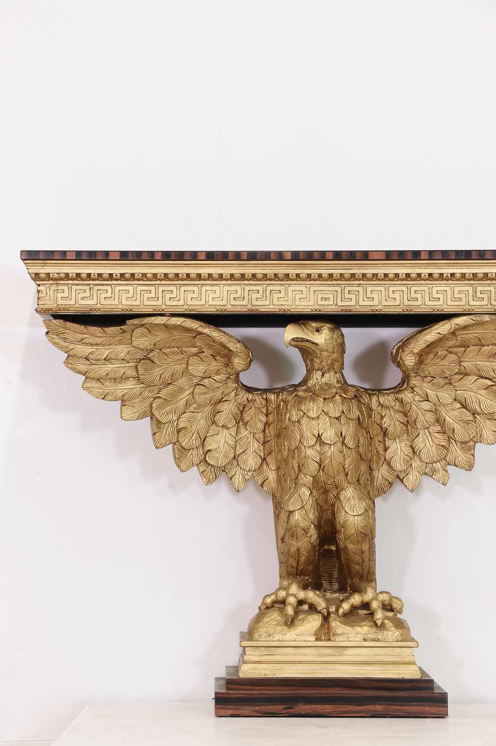 A George II-style giltwood, composite and coromandel console table - Image 5 of 11