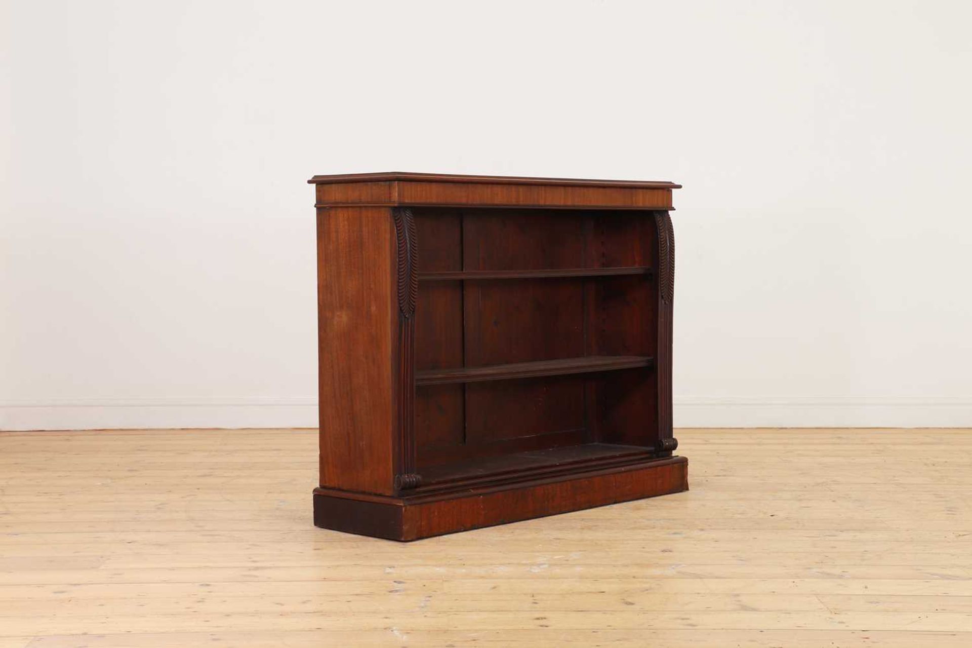 A George IV mahogany low open bookcase - Image 2 of 6