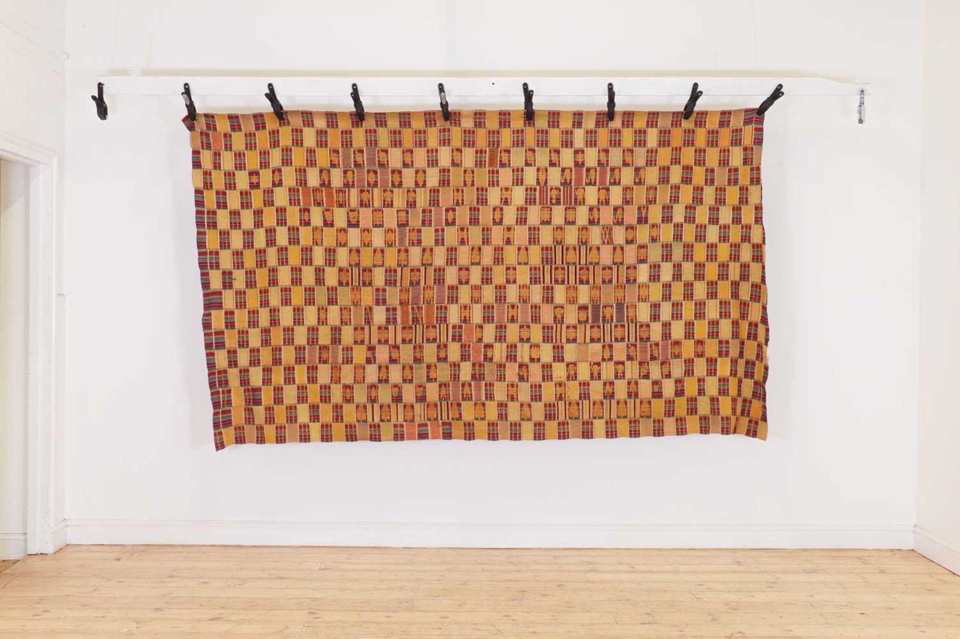 An Ewe kente cloth, - Image 2 of 5