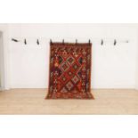 A Persian kilim wool rug,