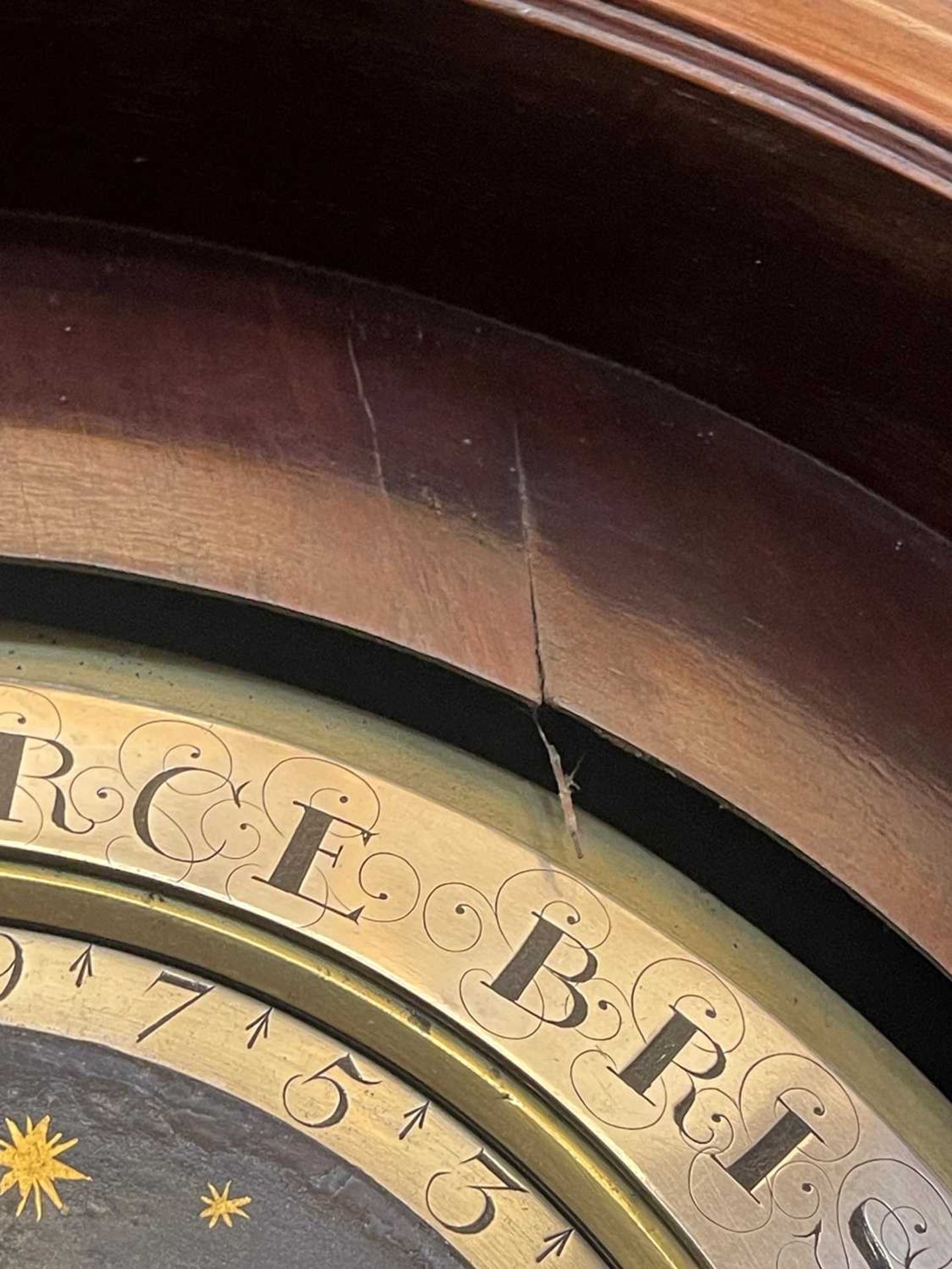 A George III mahogany longcase clock, - Bild 25 aus 26