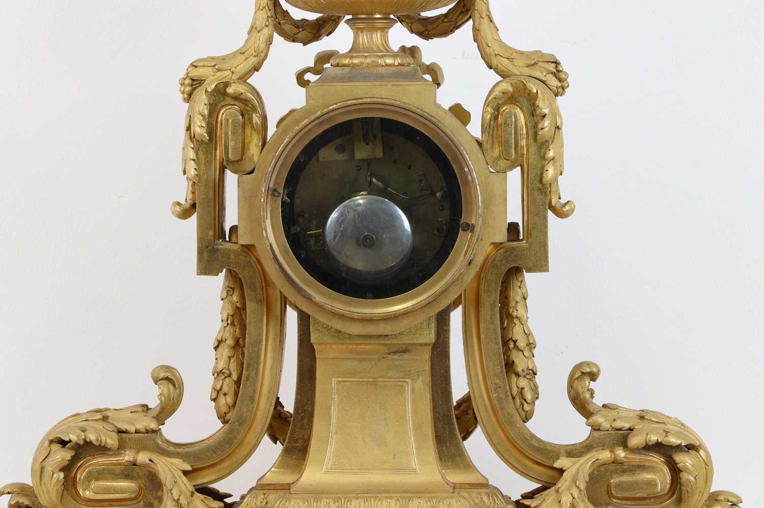 An Empire-style ormolu mantel clock, - Image 11 of 24