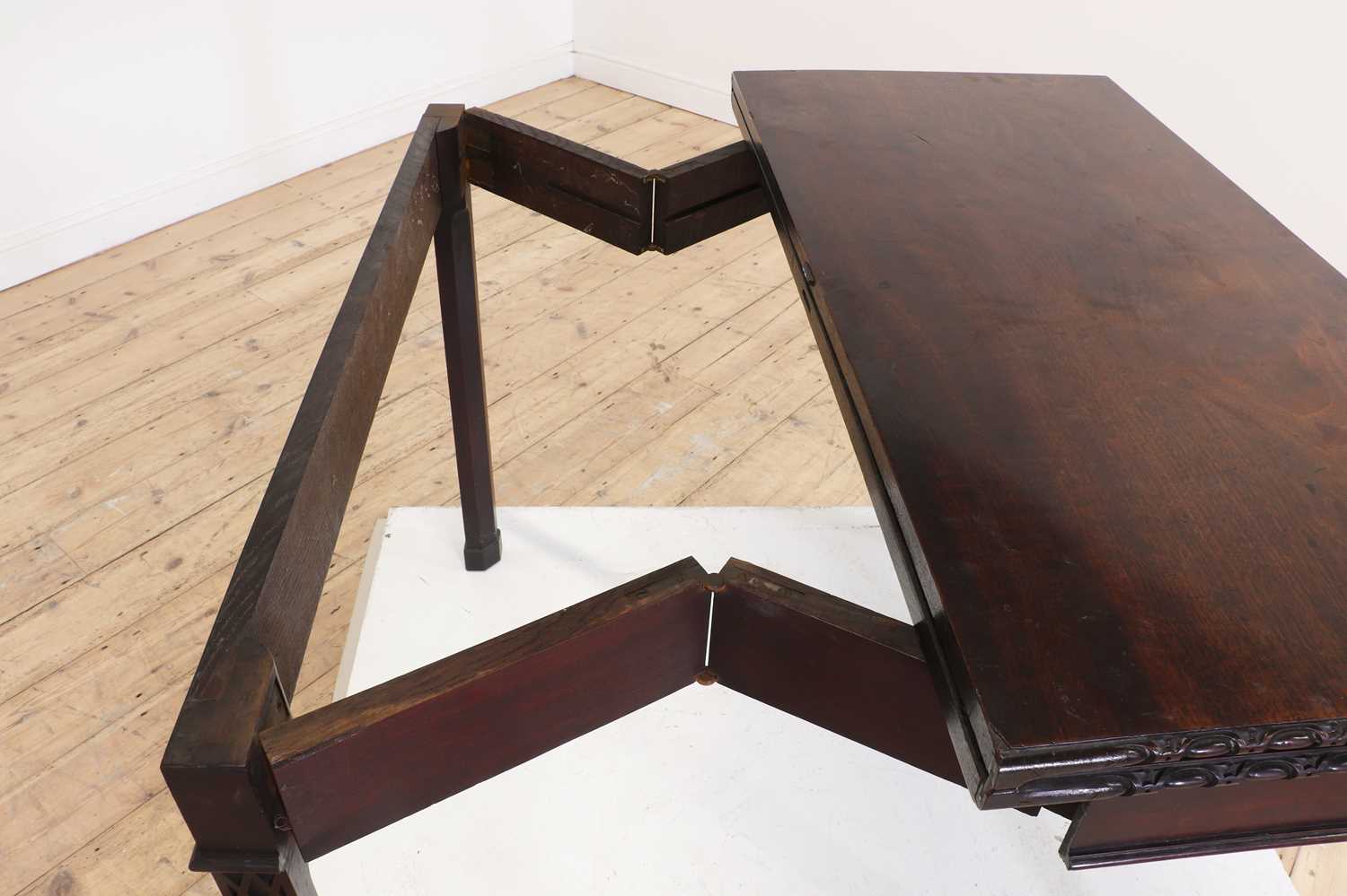 A George III mahogany card table, - Image 7 of 23