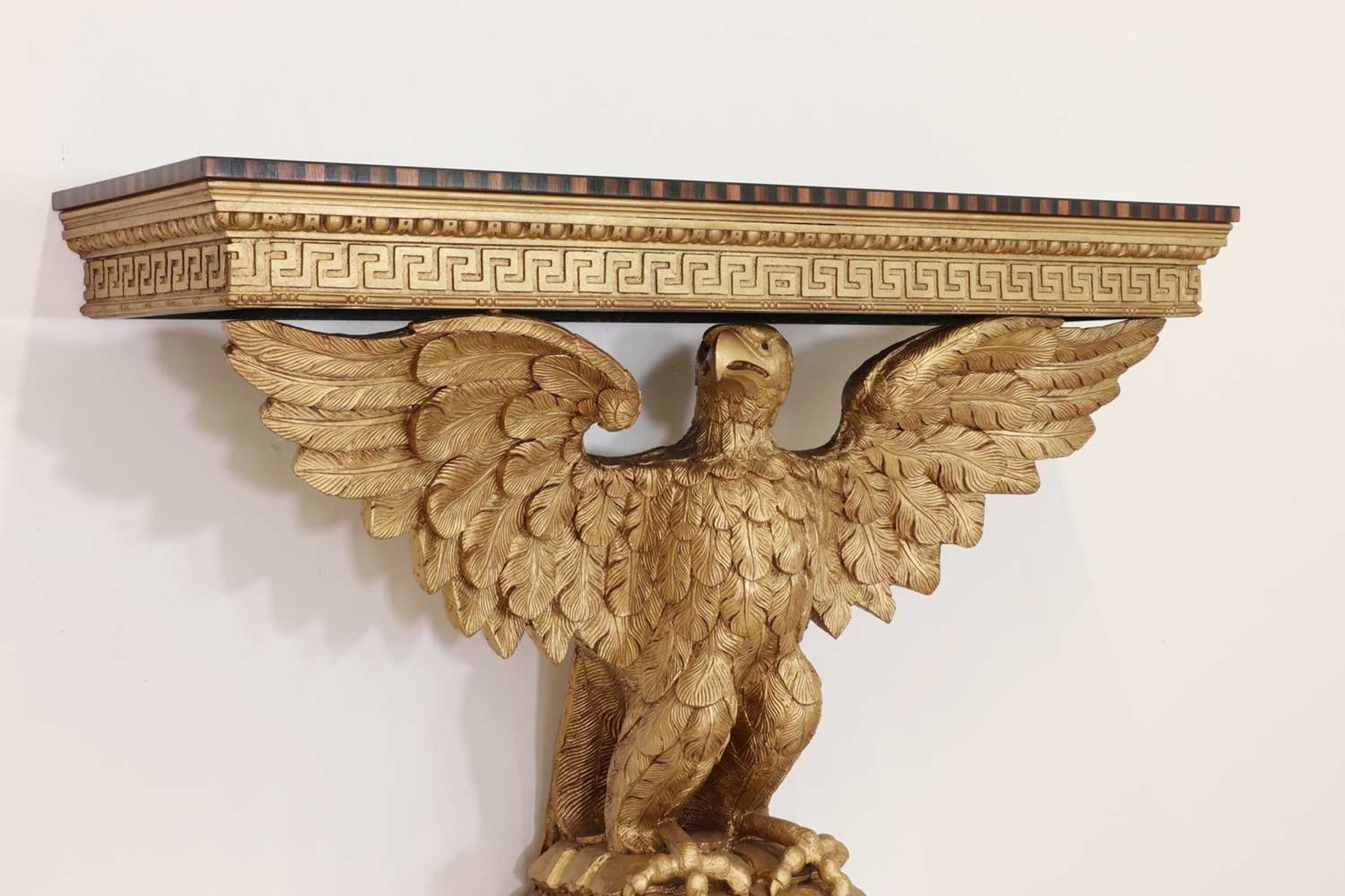 A George II-style giltwood, composite and coromandel console table - Image 3 of 11