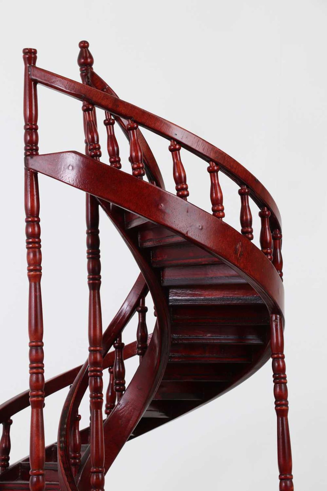 Two wooden architectural models of staircases, - Image 19 of 39