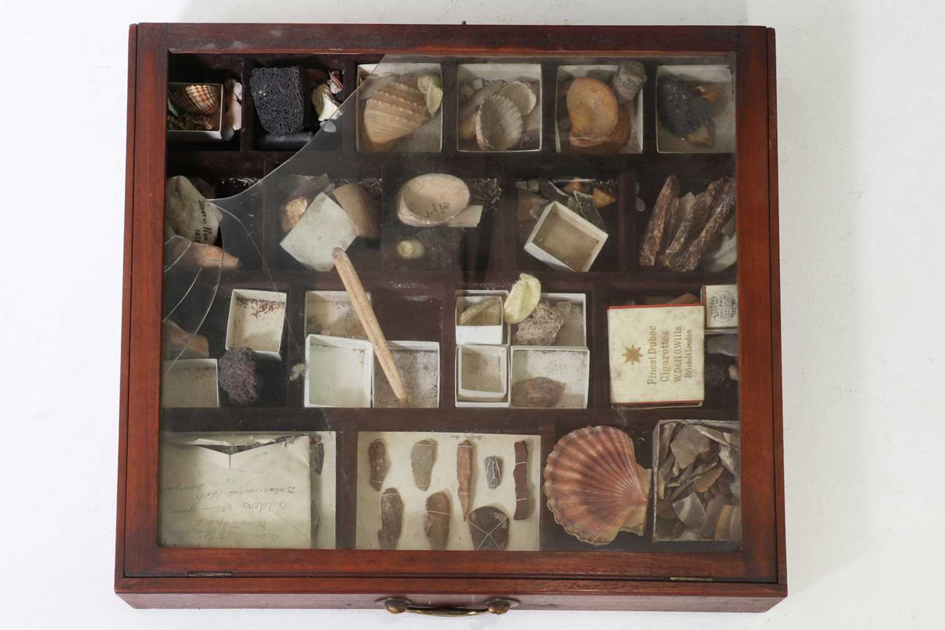 A George IV figured mahogany collector's cabinet, - Image 11 of 13