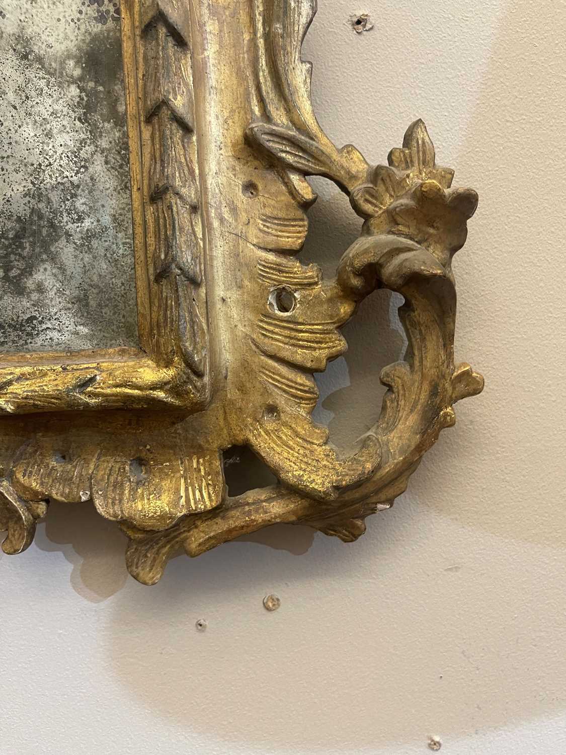 A carved giltwood and gesso pier mirror, - Image 16 of 27
