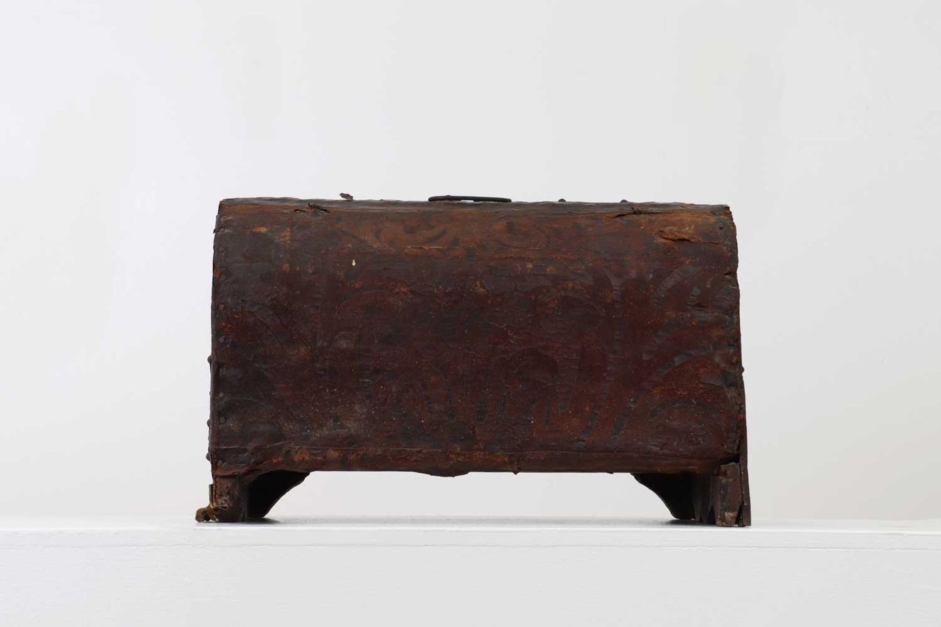 A studded metal-clad table casket, - Image 3 of 7