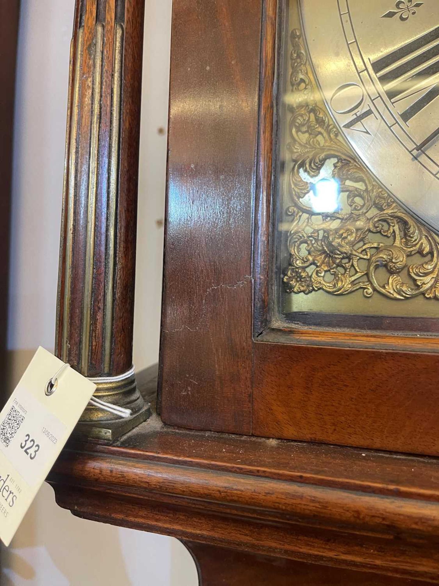 A George III mahogany longcase clock, - Image 19 of 26