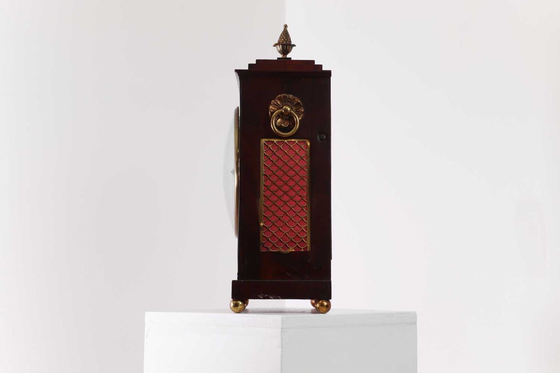 A Regency mahogany bracket clock, - Bild 5 aus 22