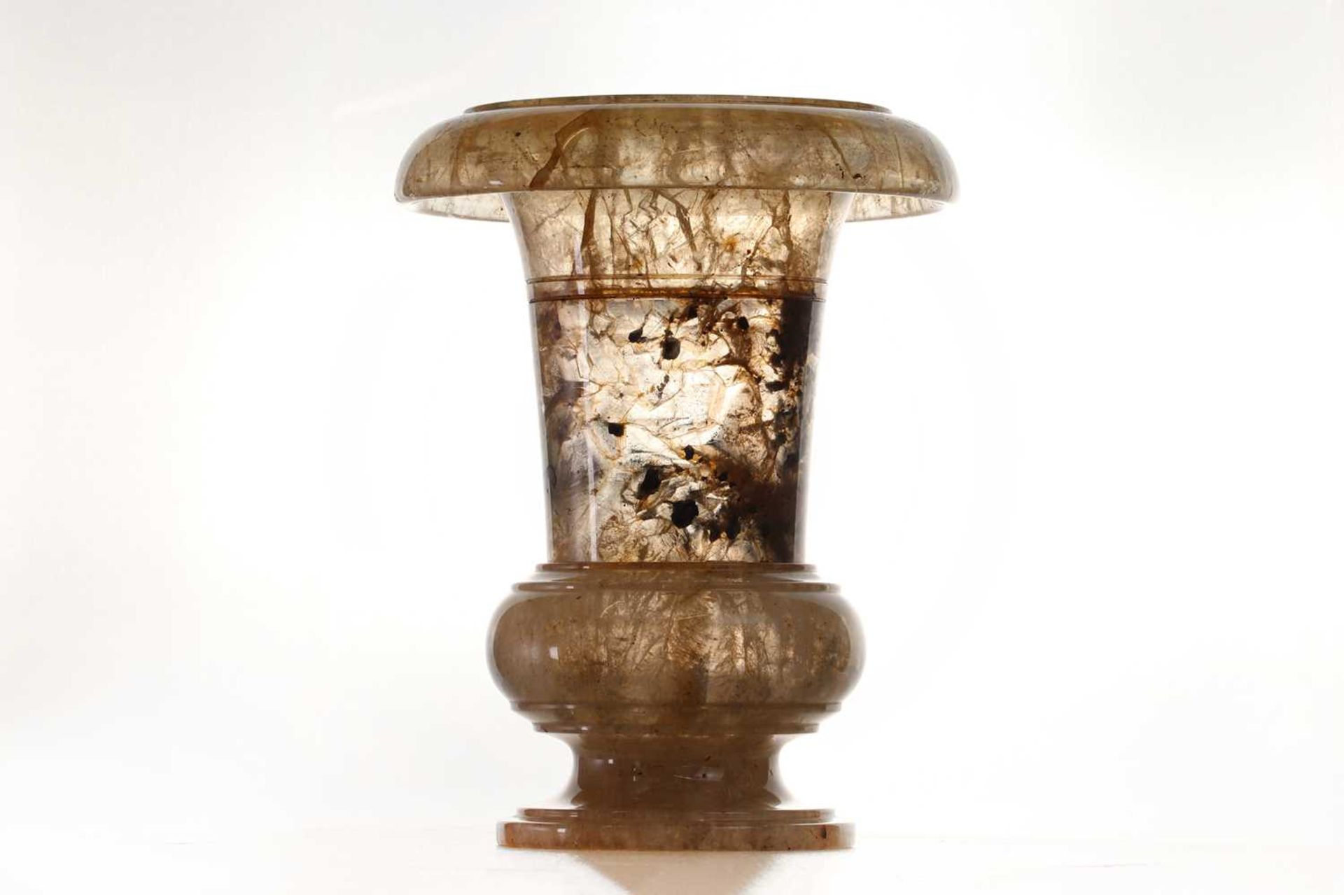 A fluorspar campana urn, - Image 8 of 23