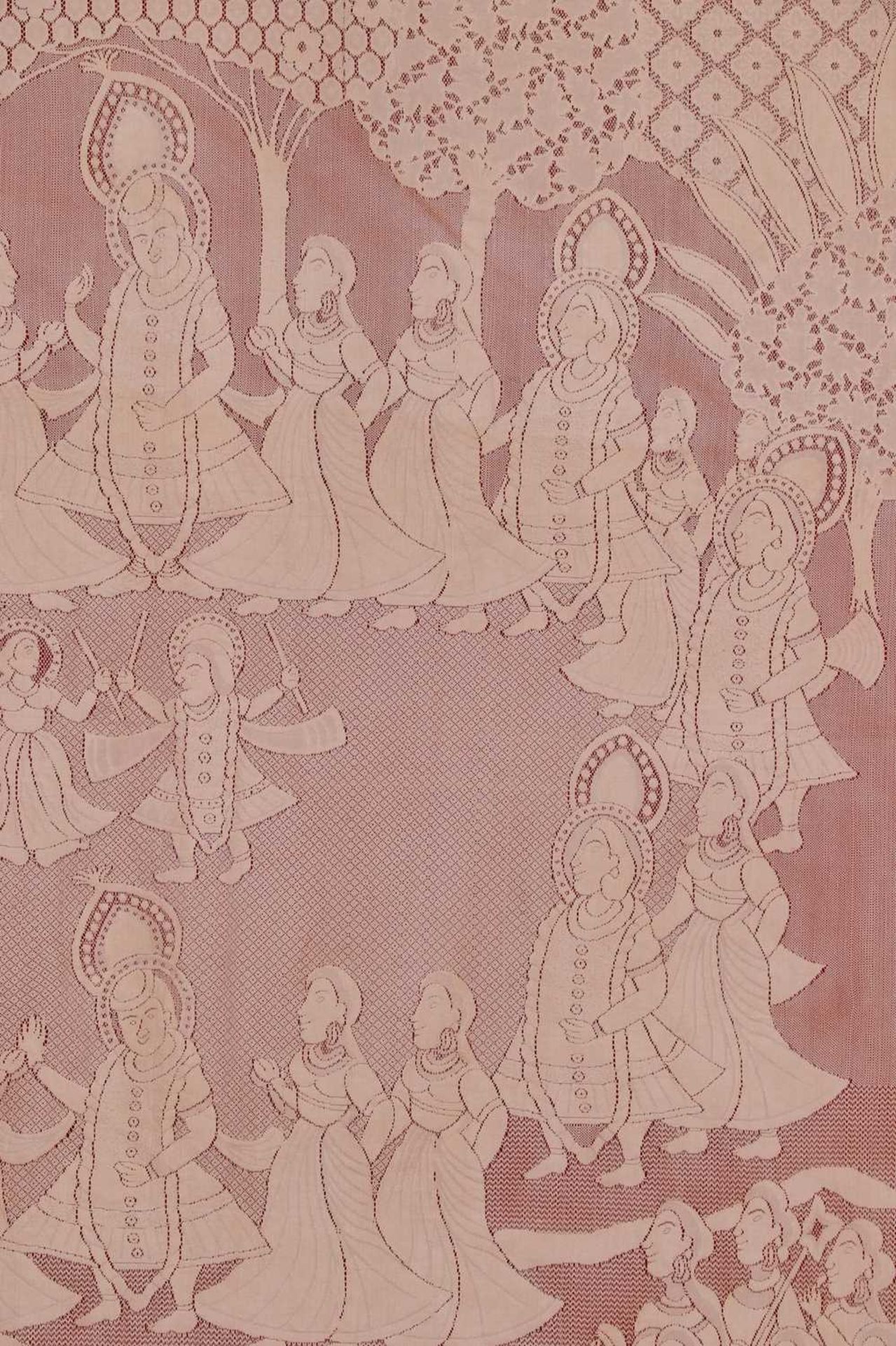 A cotton lace pichhavai or pichwai - Bild 4 aus 5
