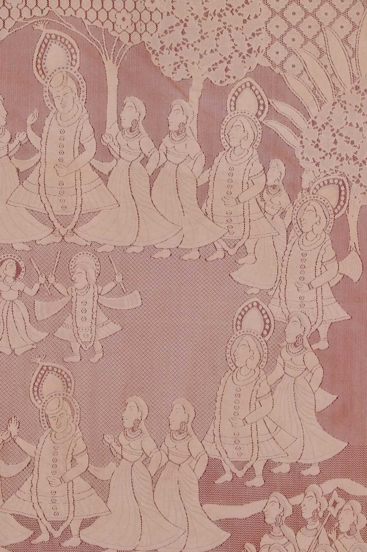 A cotton lace pichhavai or pichwai - Image 4 of 5