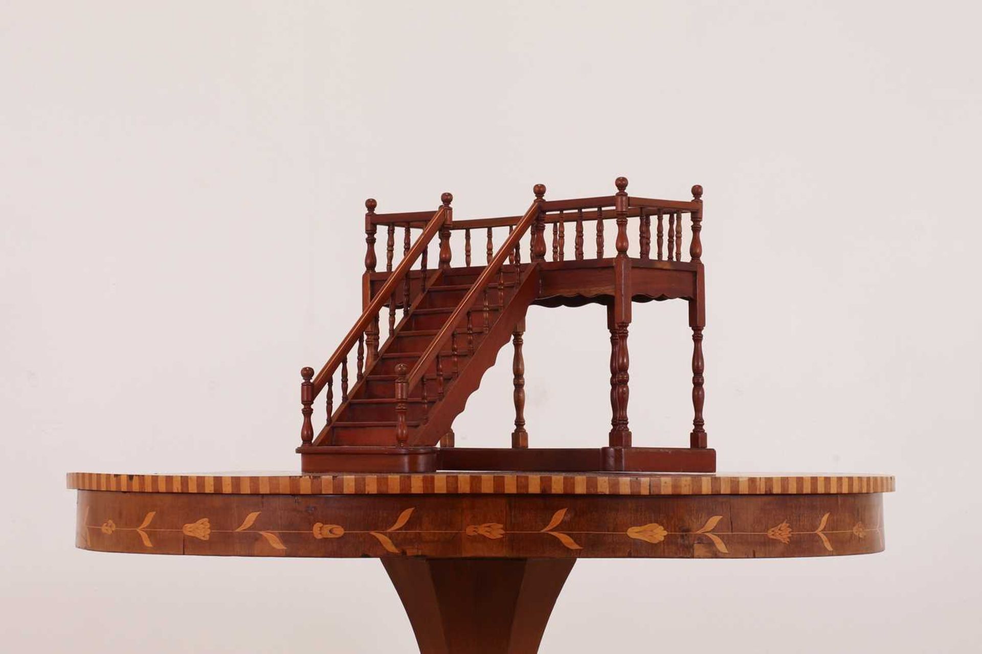 Two wooden architectural models of staircases, - Image 7 of 39