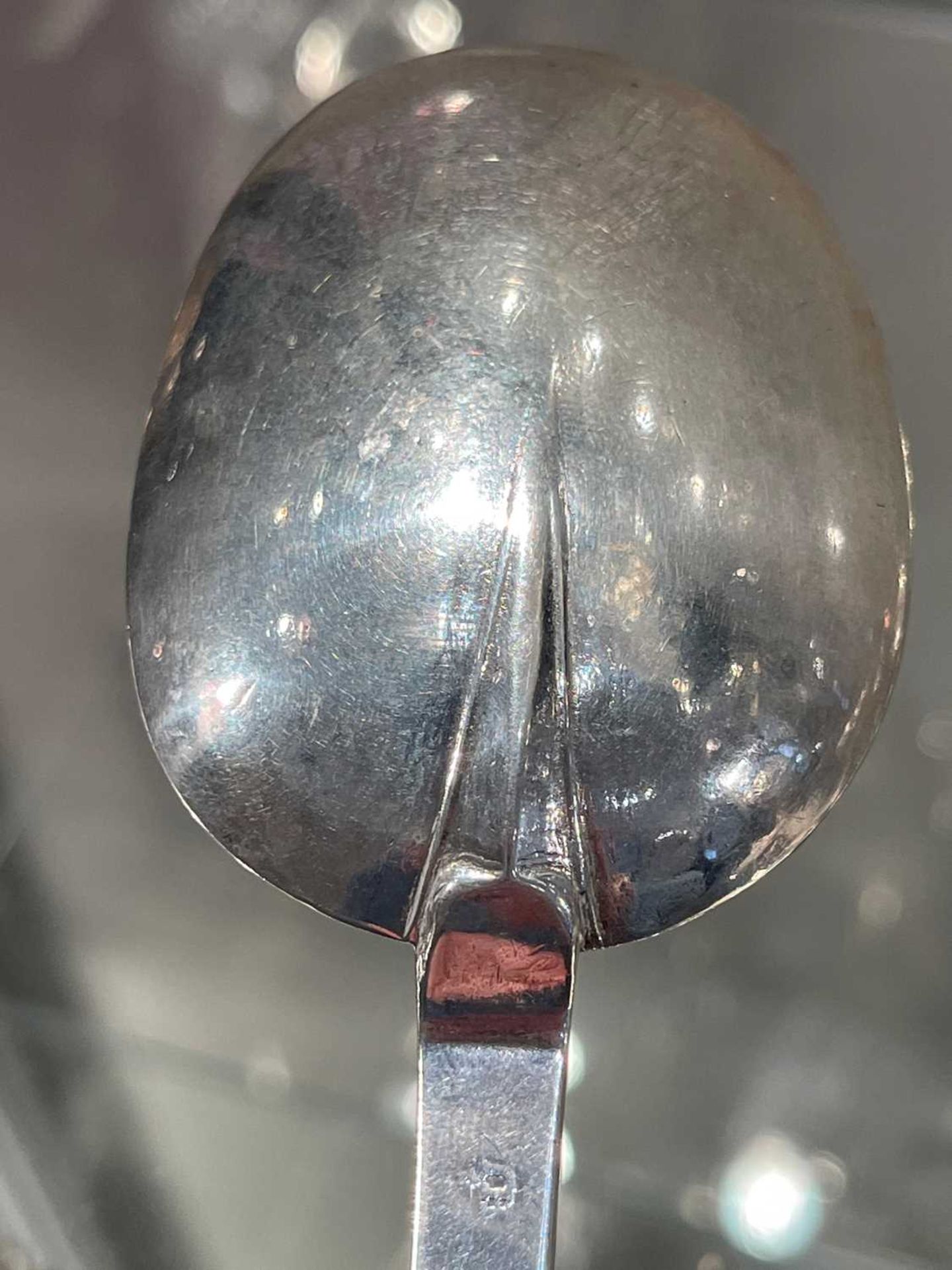 A Charles II East Anglian provincial silver trefid spoon, - Image 10 of 10