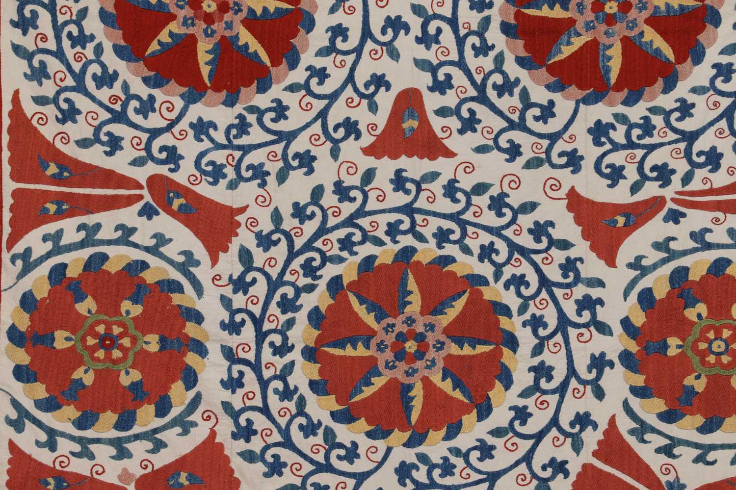 A suzani textile, - Image 6 of 8