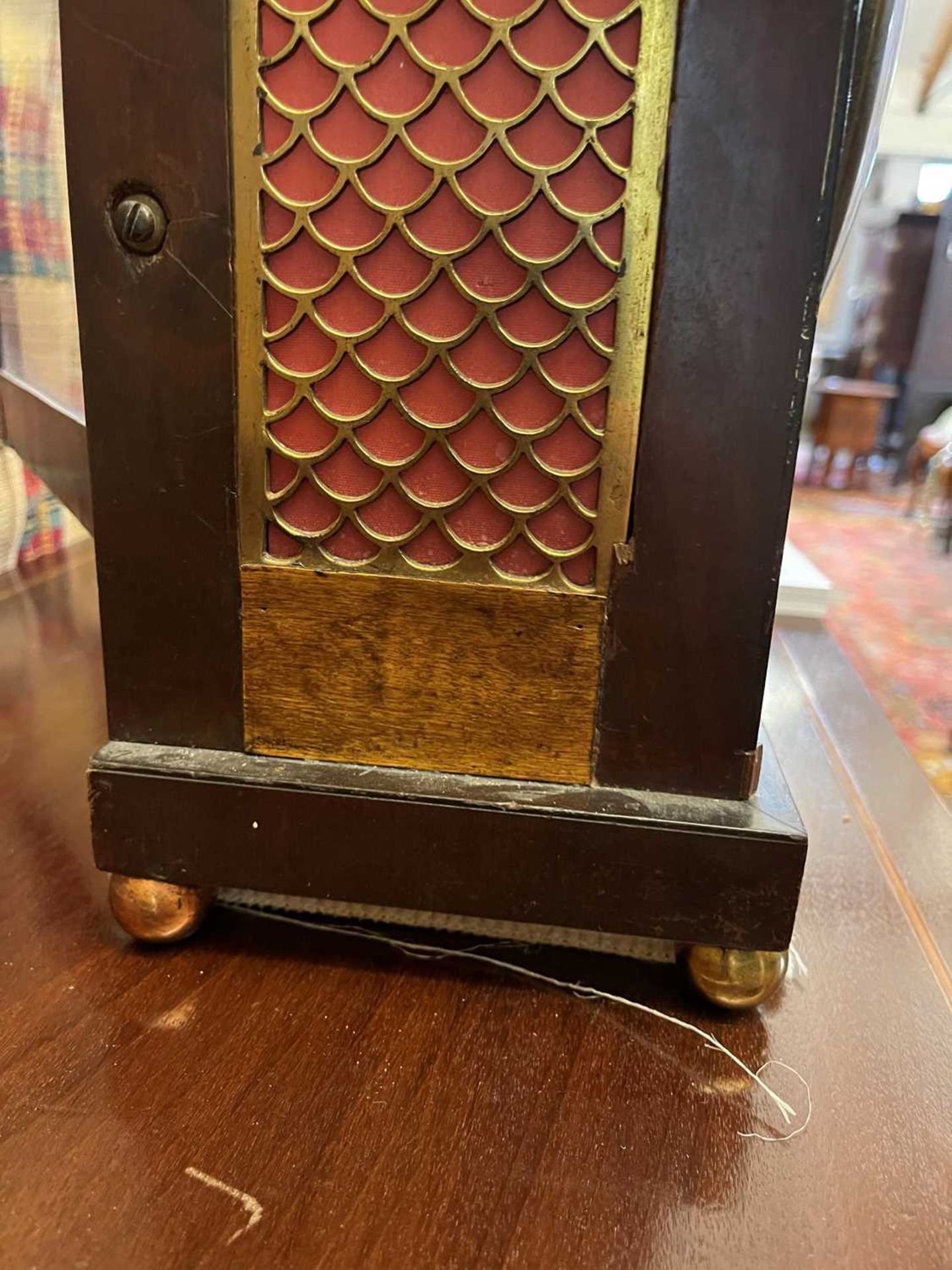 A Regency mahogany bracket clock, - Bild 15 aus 22