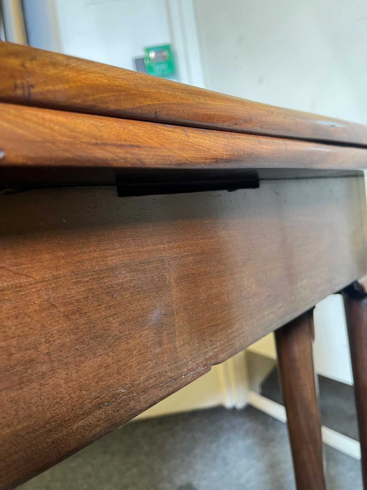 A mahogany triangular tea table, - Image 18 of 37