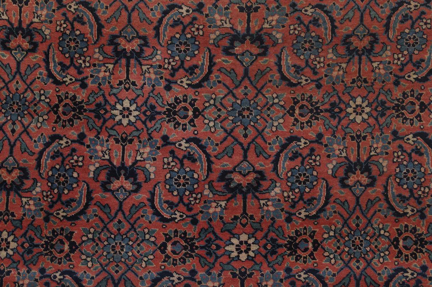 A large wool Persian carpet, - Image 4 of 6
