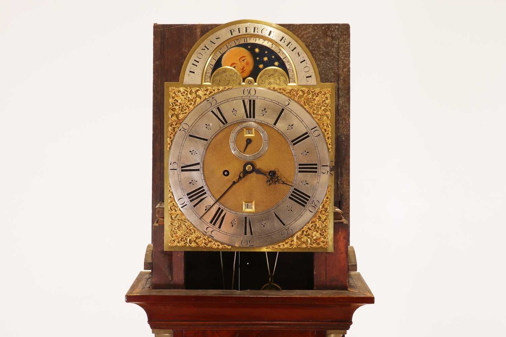 A George III mahogany longcase clock, - Image 4 of 26