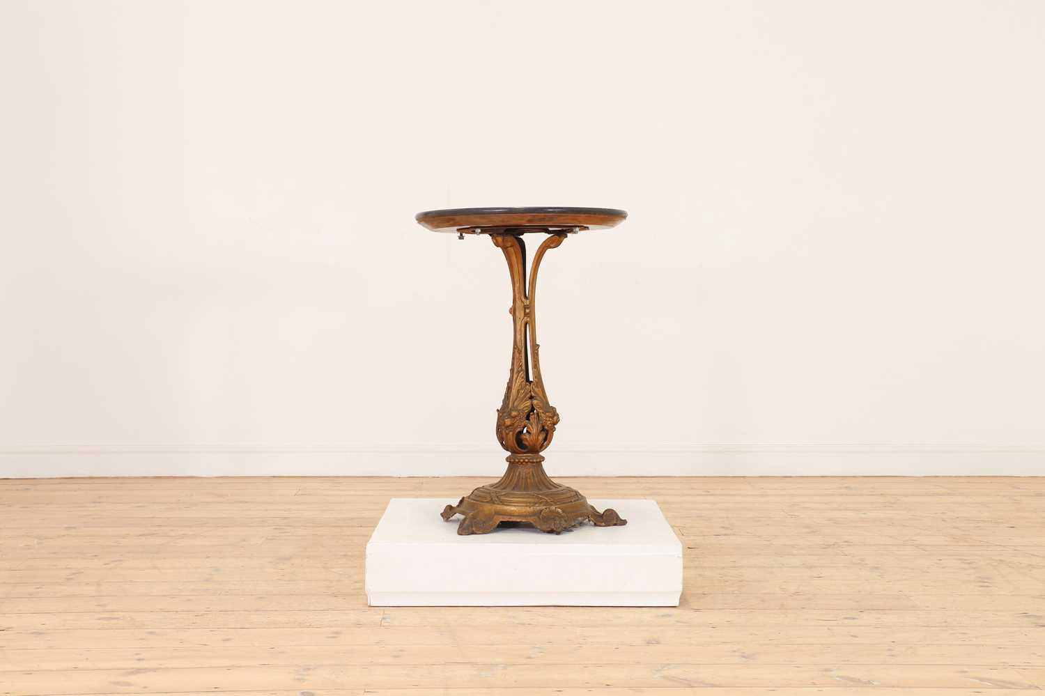 A grand-tour-style bronze and marble occasional table, - Image 6 of 27