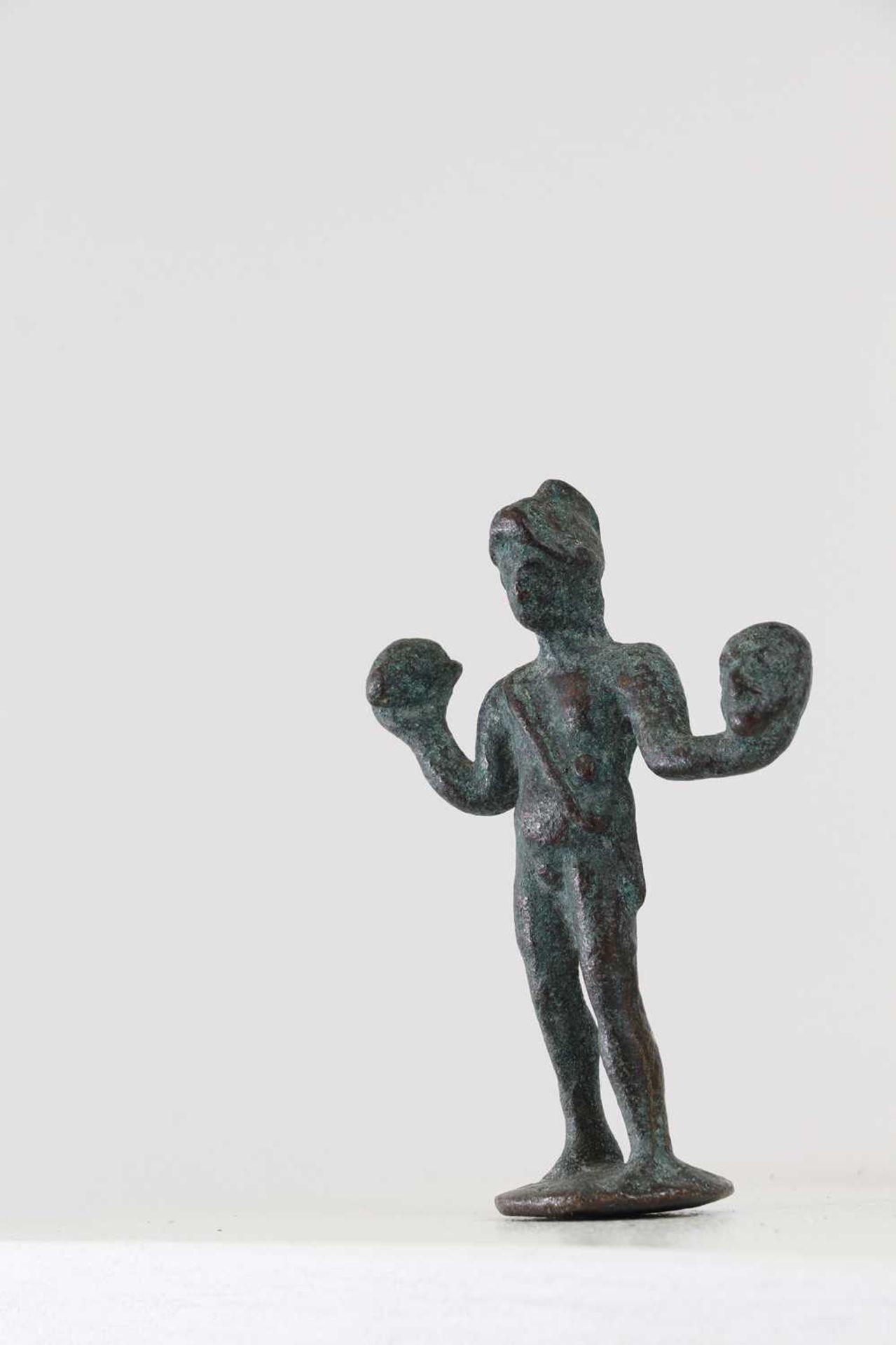 A group of small grand tour bronze figures after the antique, - Image 2 of 5