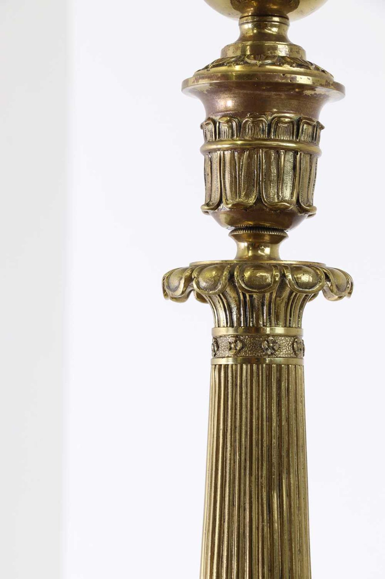 A pair of gilt-metal Empire-style candelabra, - Image 5 of 10