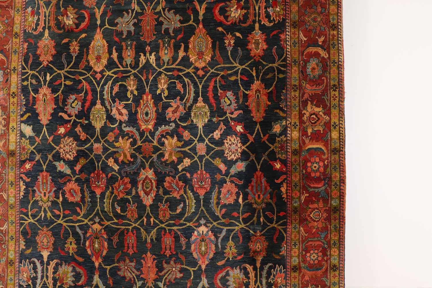 A Persian-style wool carpet, - Image 4 of 16