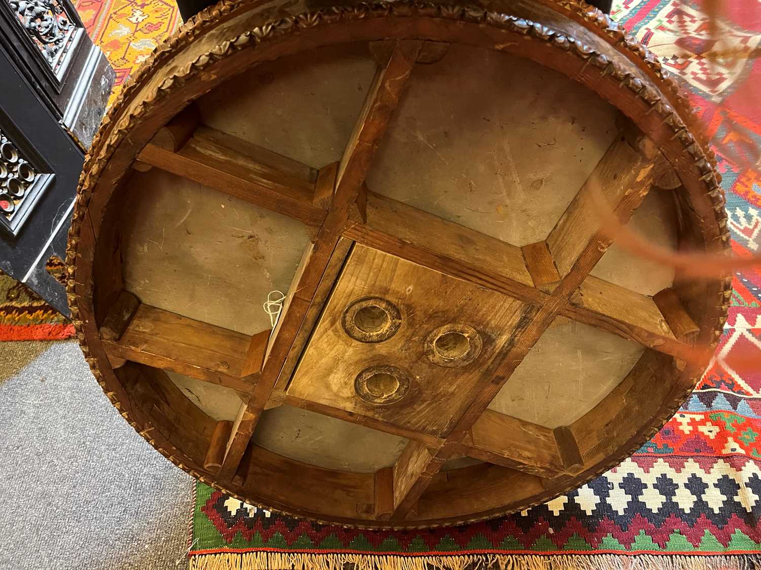 An olivewood centre table in the manner of J Darmanin & Sons, - Image 16 of 23