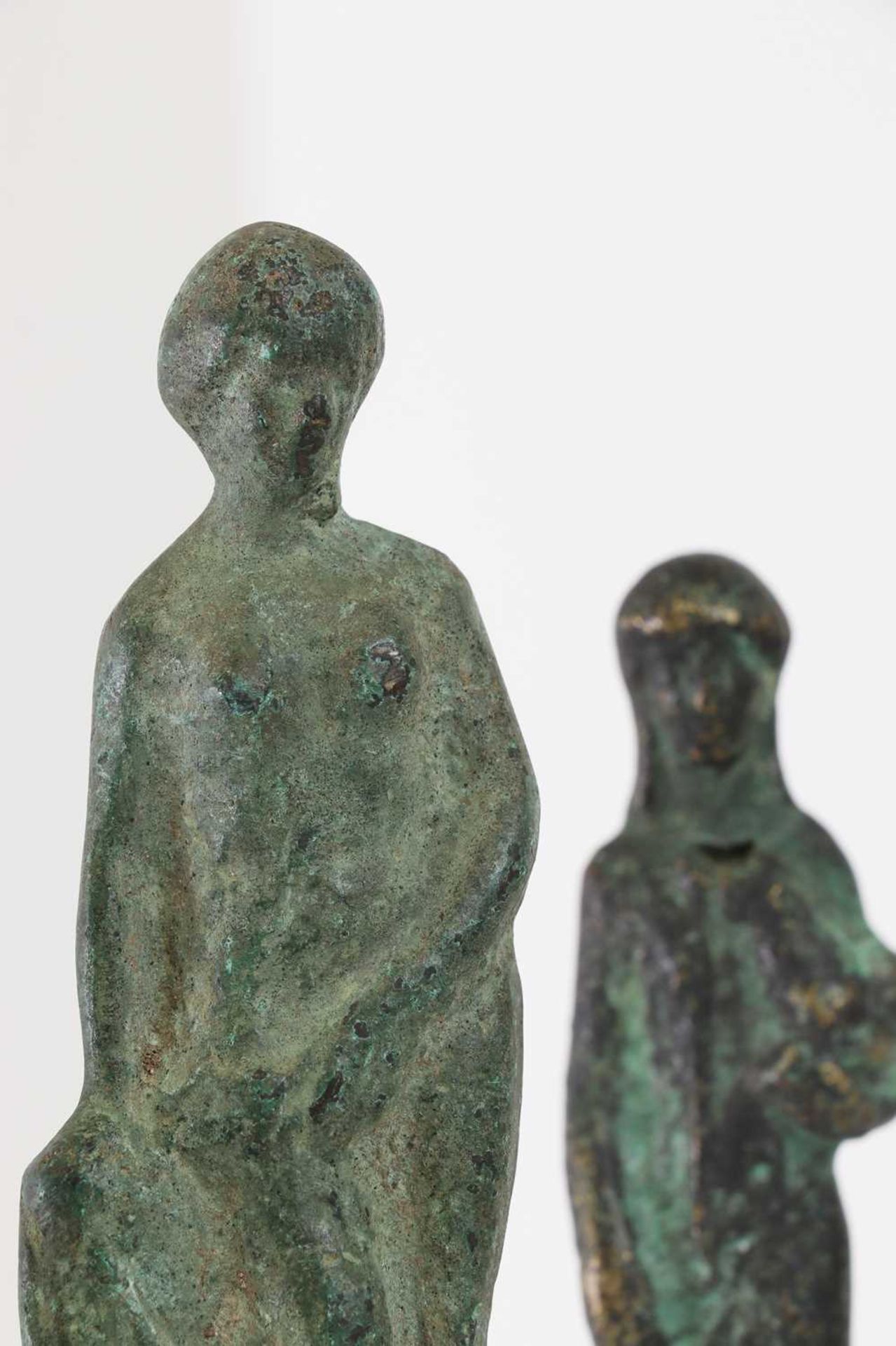 A group of small grand tour bronze figures after the antique, - Image 3 of 5