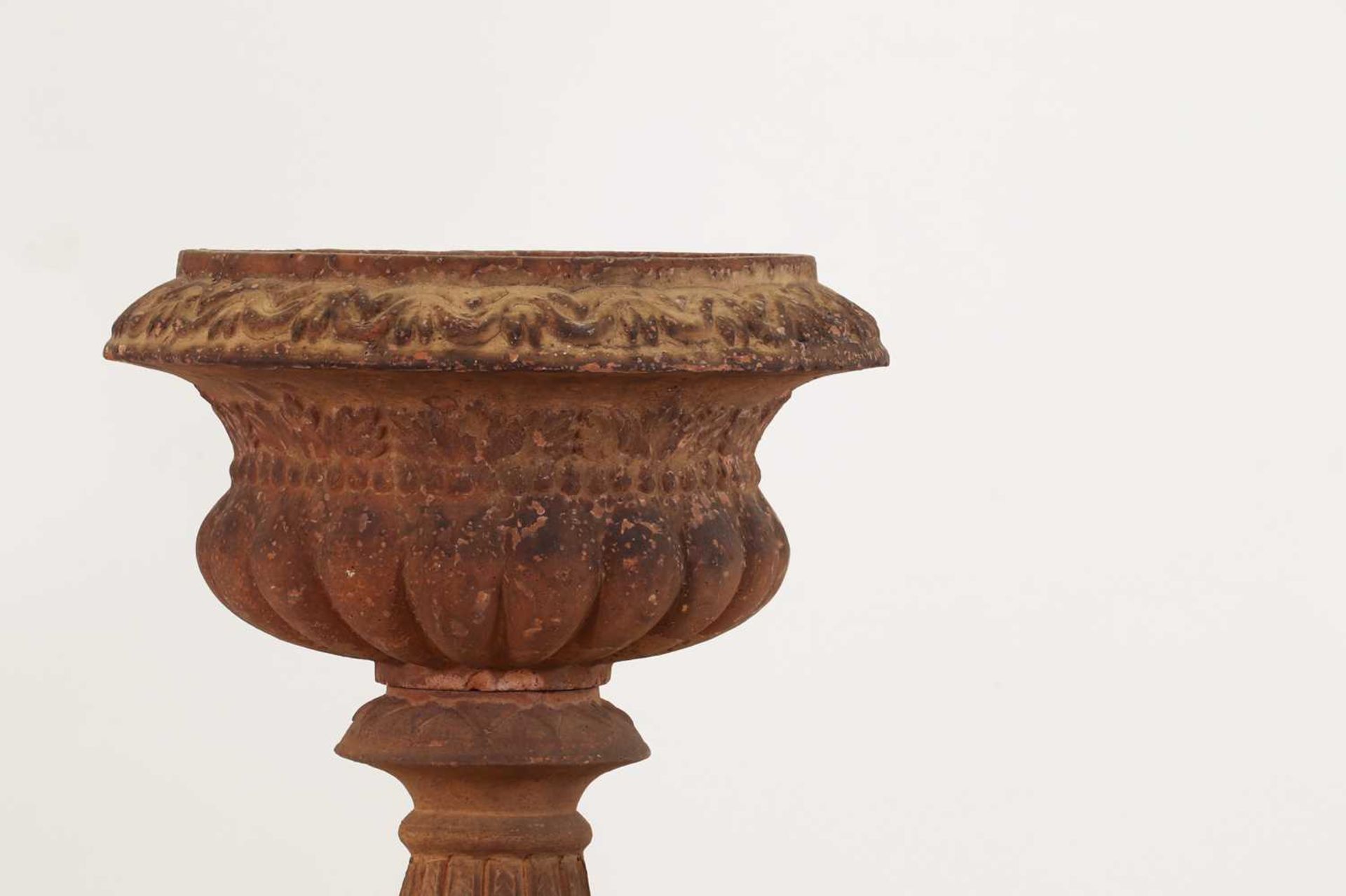 A pair of terracotta campana urns, - Image 4 of 5