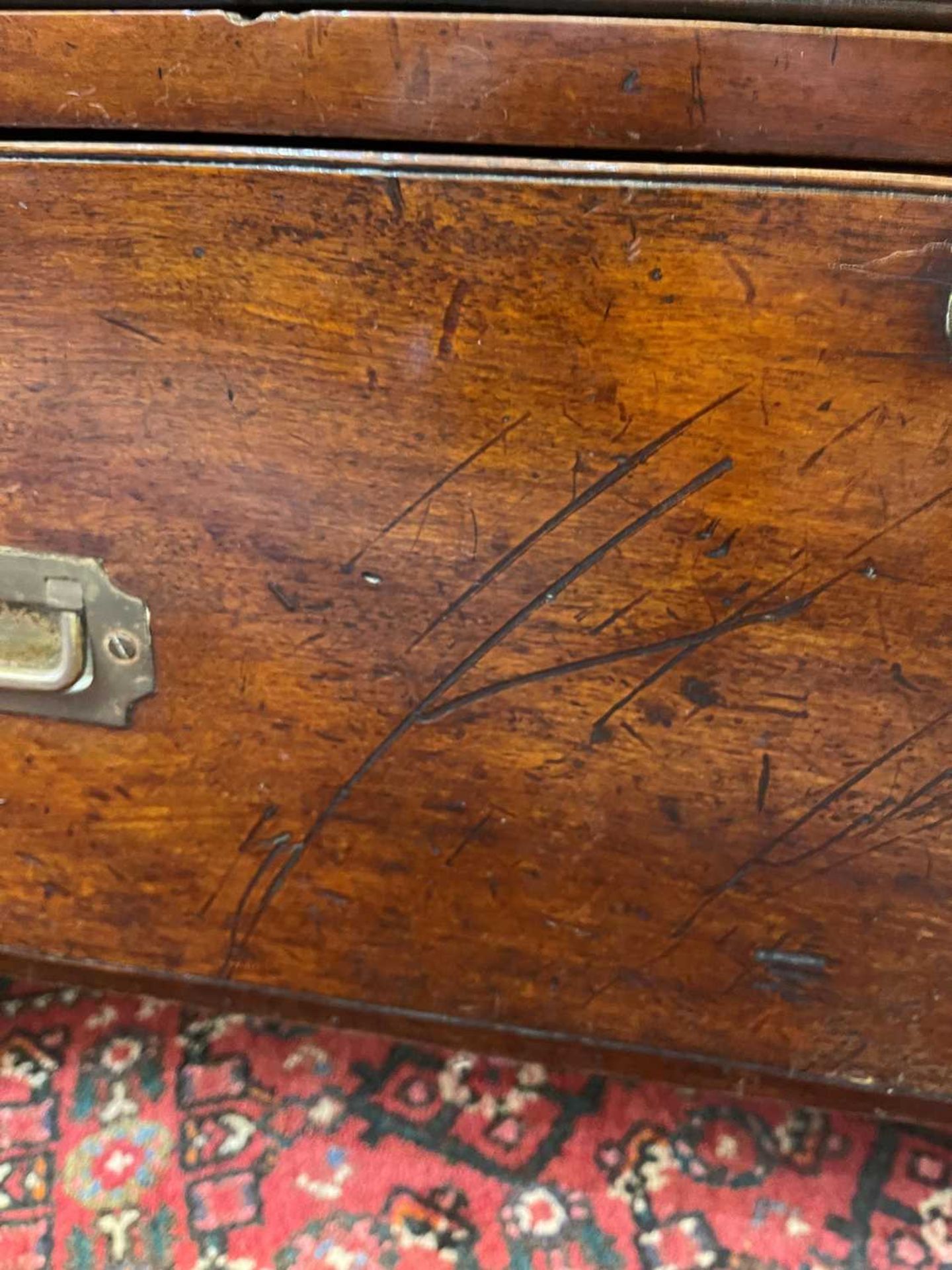 A teak campaign chest, - Image 23 of 24