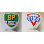 A 'Super Fina' petrol pump globe,