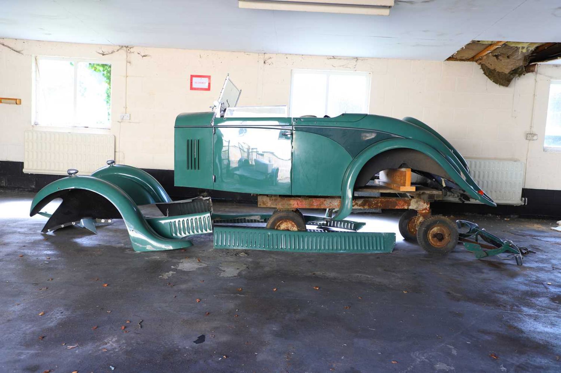 A c.1930s Vanden Plas Tourer Coachwork, previously fitted to a 1932 Bentley 4-litre Tourer - Image 6 of 14