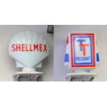 A 'Shellmex' petrol pump globe,