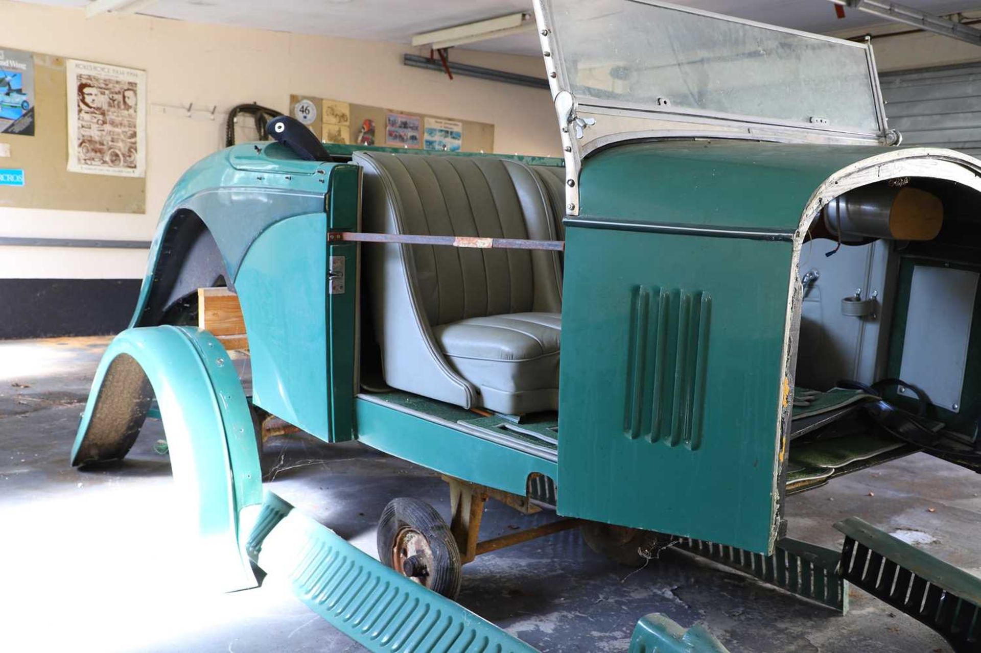 A c.1930s Vanden Plas Tourer Coachwork, previously fitted to a 1932 Bentley 4-litre Tourer - Image 12 of 14