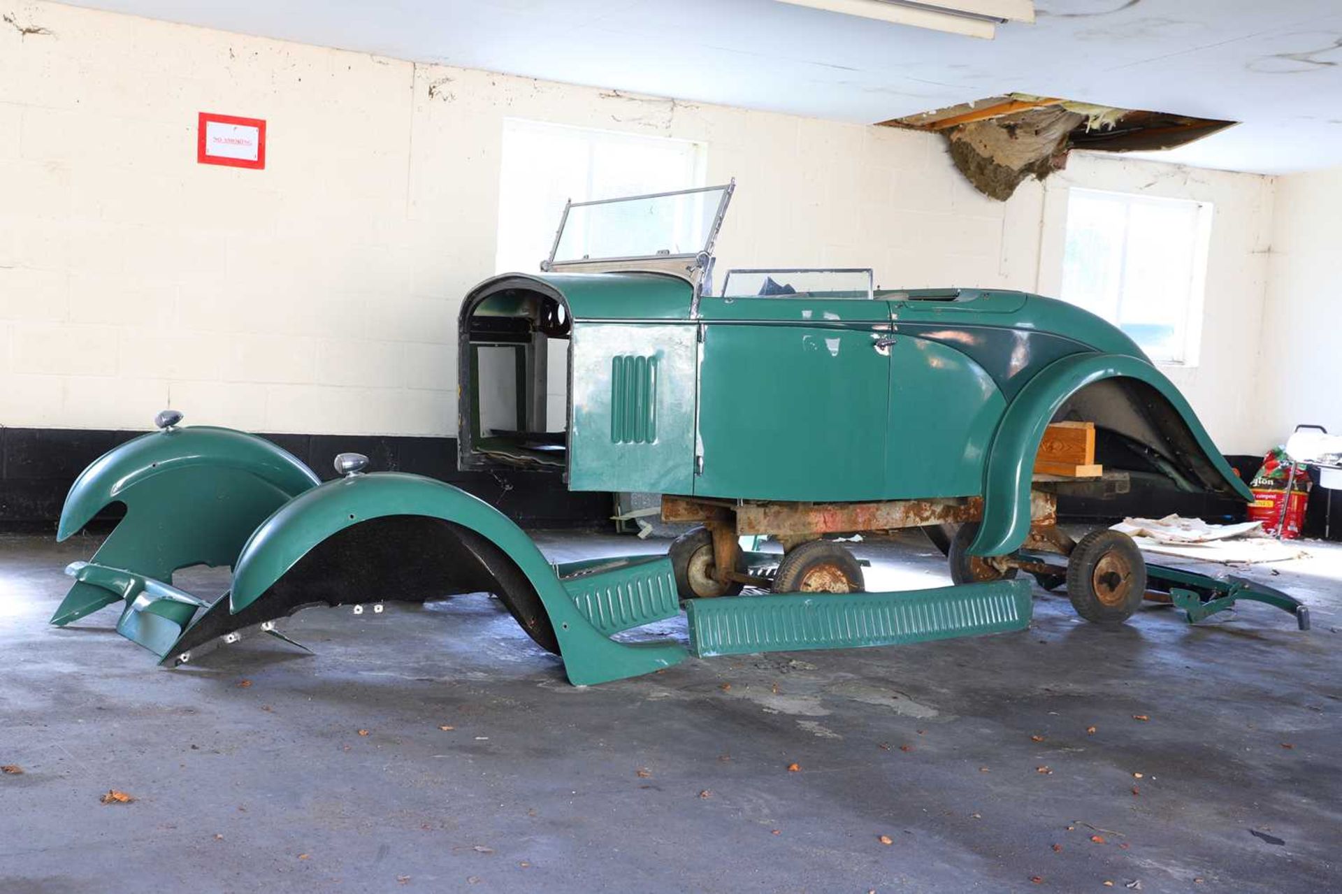 A c.1930s Vanden Plas Tourer Coachwork, previously fitted to a 1932 Bentley 4-litre Tourer