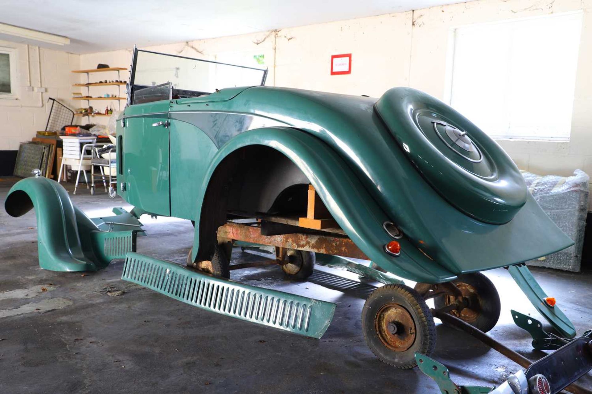 A c.1930s Vanden Plas Tourer Coachwork, previously fitted to a 1932 Bentley 4-litre Tourer - Image 10 of 14