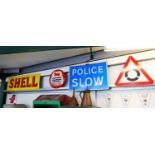 A Shell enamel advertising sign,