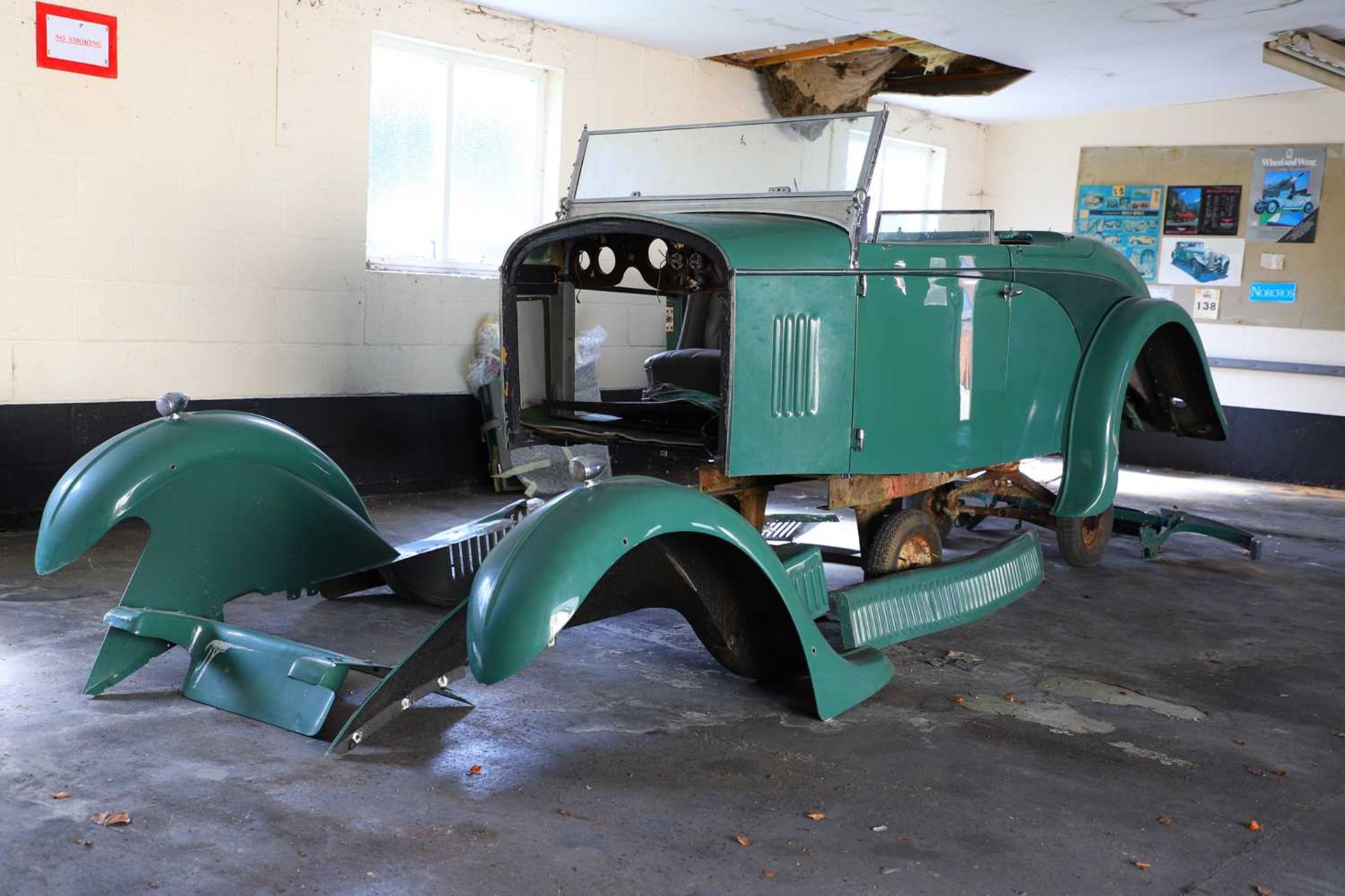 A c.1930s Vanden Plas Tourer Coachwork, previously fitted to a 1932 Bentley 4-litre Tourer - Image 7 of 14