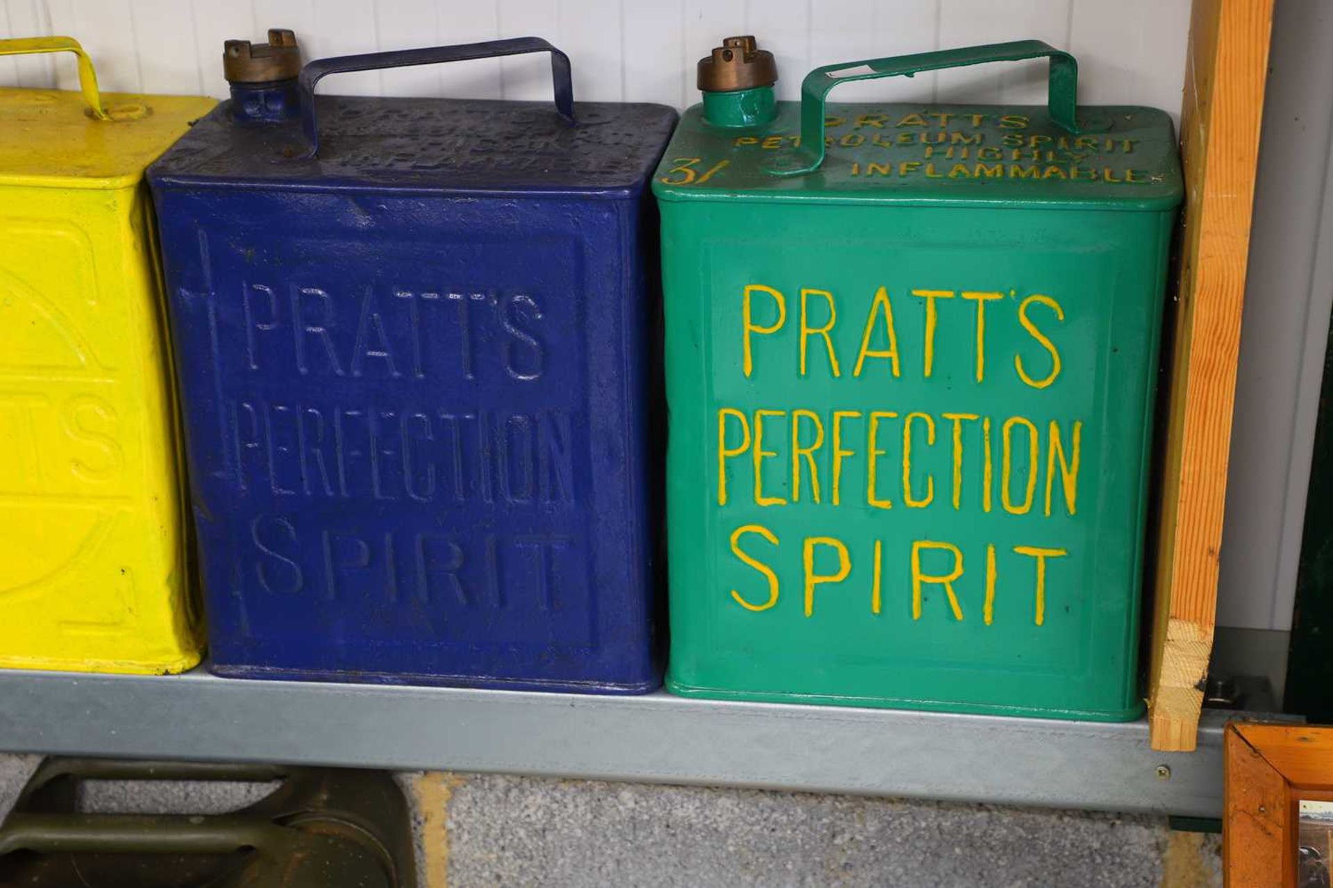 Seven Pratt's two-gallon petrol cans, - Image 2 of 2