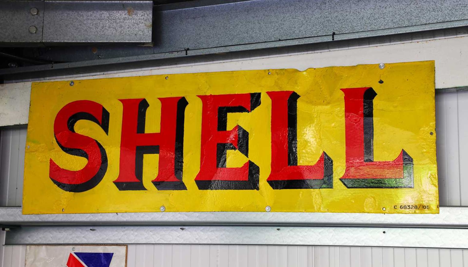 A Shell enamel advertising sign, - Image 2 of 5