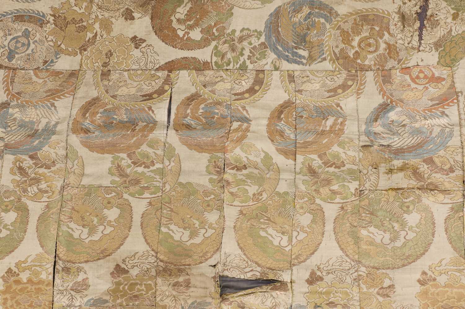 A large Japanese embroidery, - Image 3 of 42