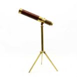 A brass tube telescope,