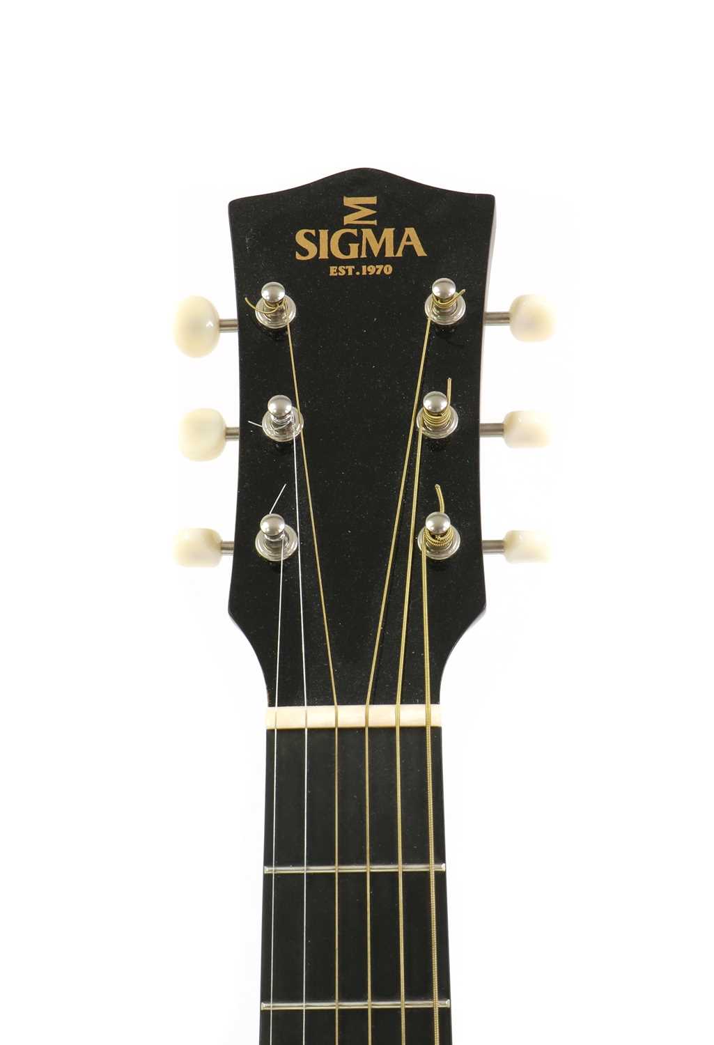 A left handed Sigma electro-acoustic guitar, - Image 2 of 3