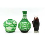 A group of Chinese Peking glass,