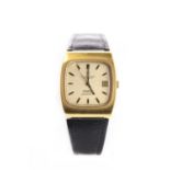 A gentlemen's Omega Constellation automatic strap watch,